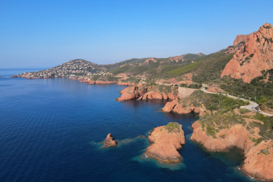 Côte de l'Esterel - affleurement de rhyolite